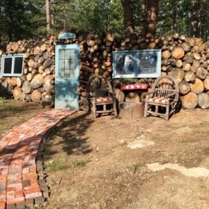 log pile at RiverSong
