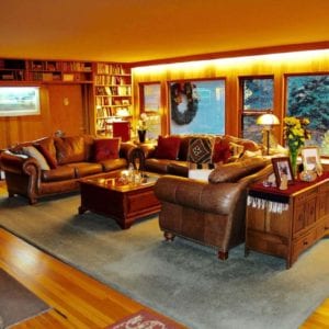 Romantic RiverSong living room and library