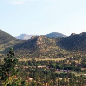 view from the mountian