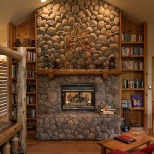 Meadow Bright fireplace