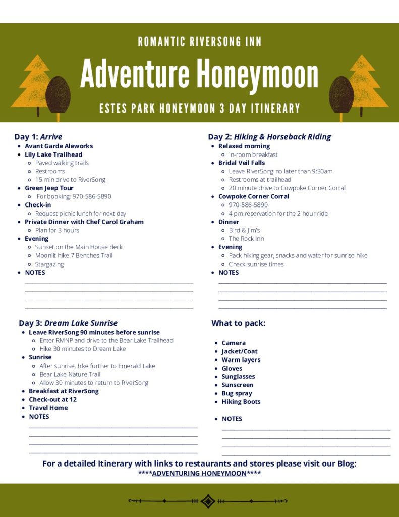 Adventure Honeymoon 