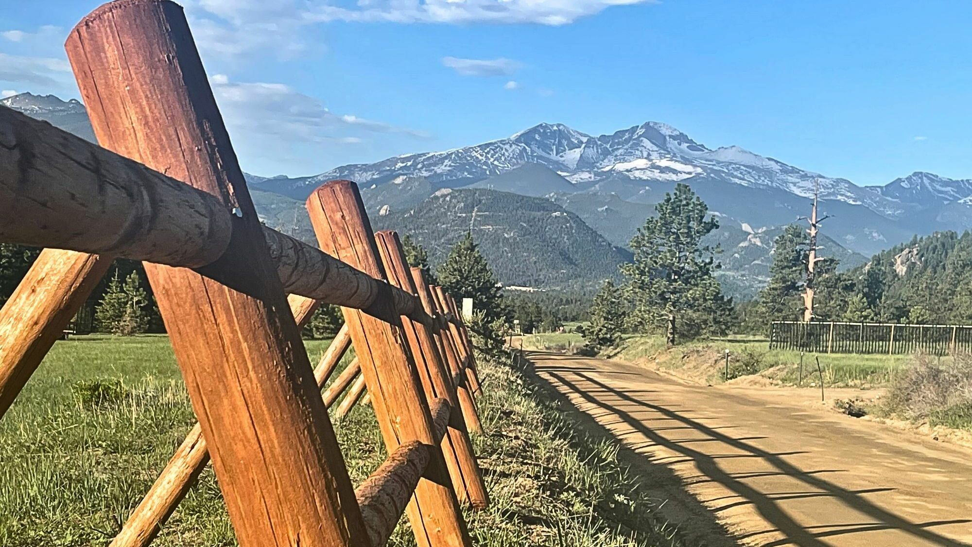 Exploring Estes Park, road to Estes Park
