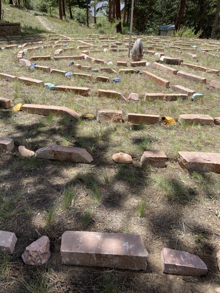 Walk the labyrinth at Riversong Inn Retreat