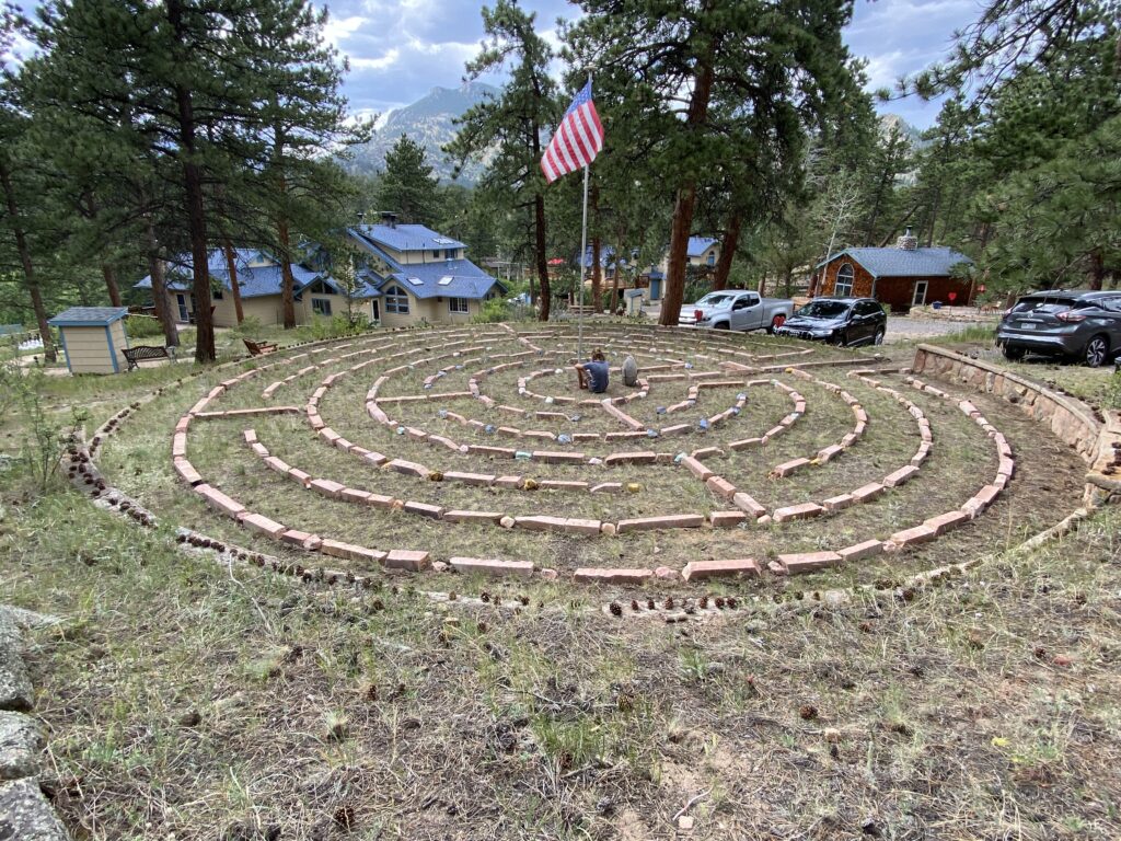 Walk the labyrinth at Riversong Inn Retreat