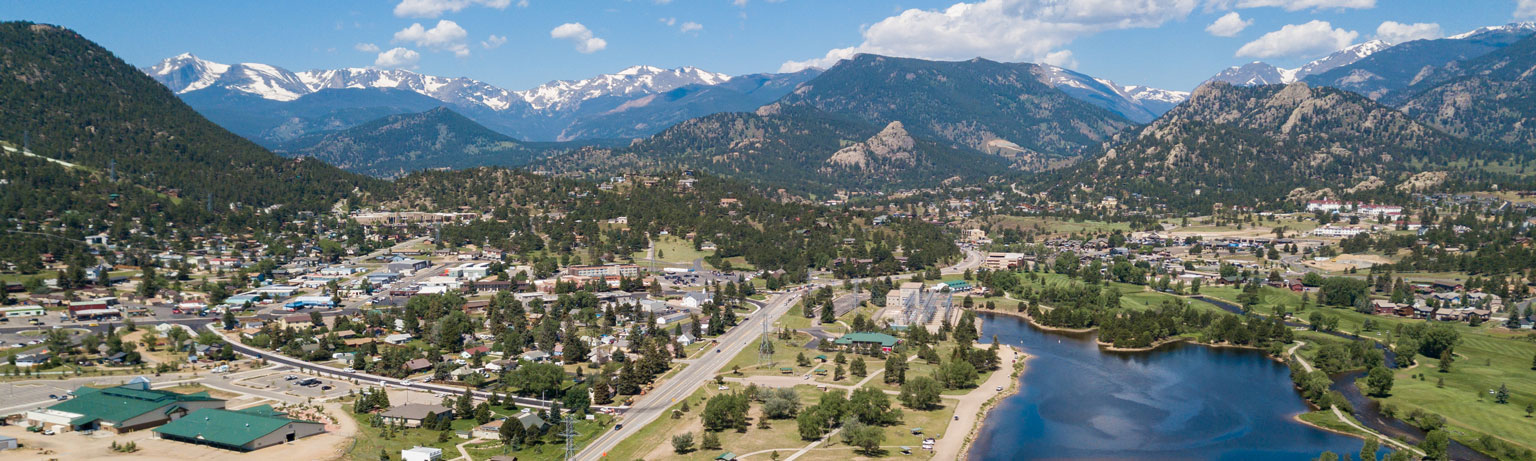 estes park aerial image